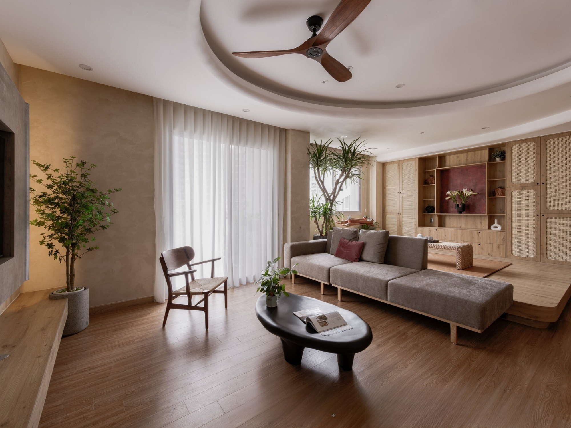 alt="nội thất phong cách wabi sabi"