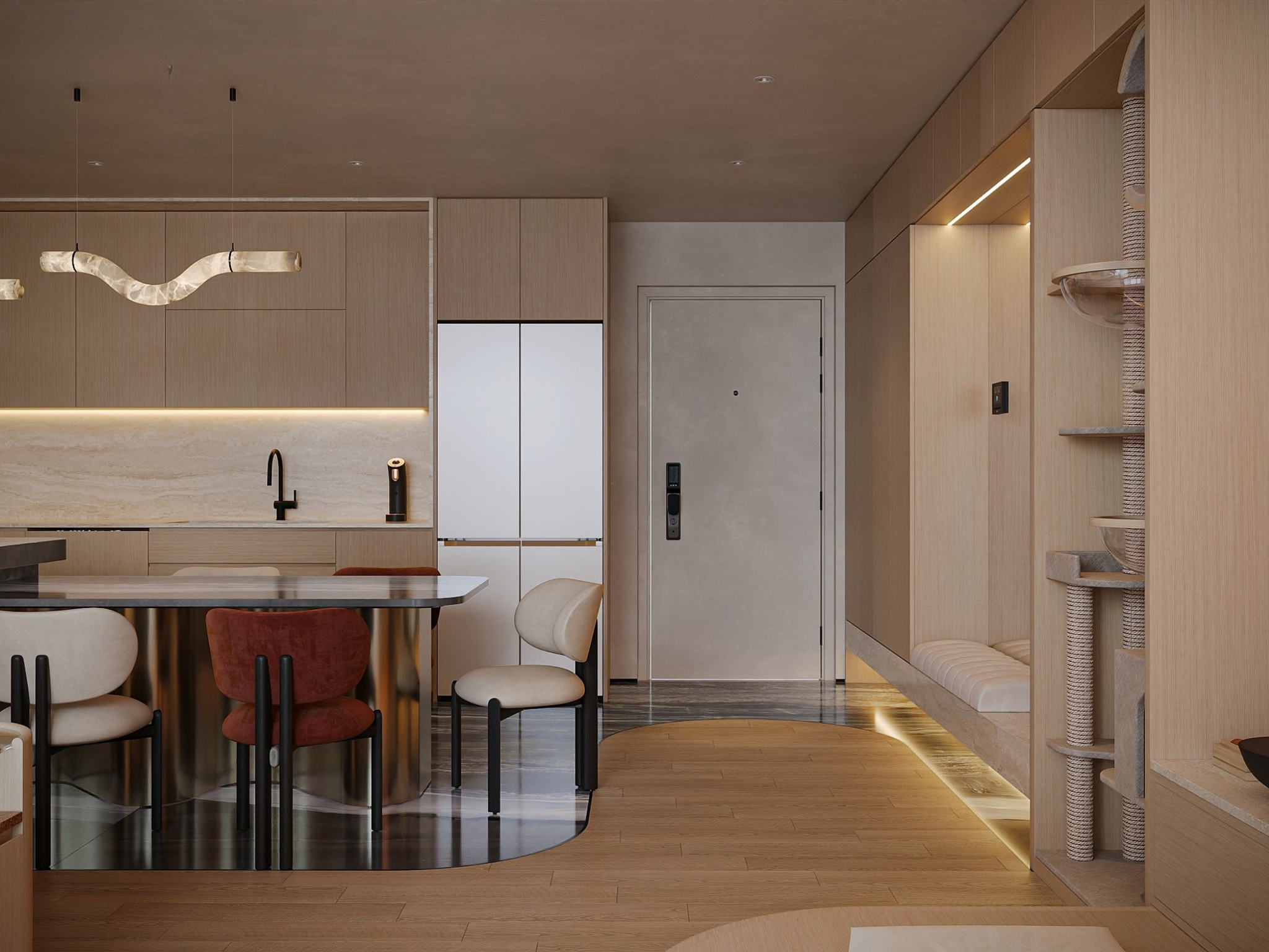 thiet-ke-can-ho-wabi-sabi-hien-dai