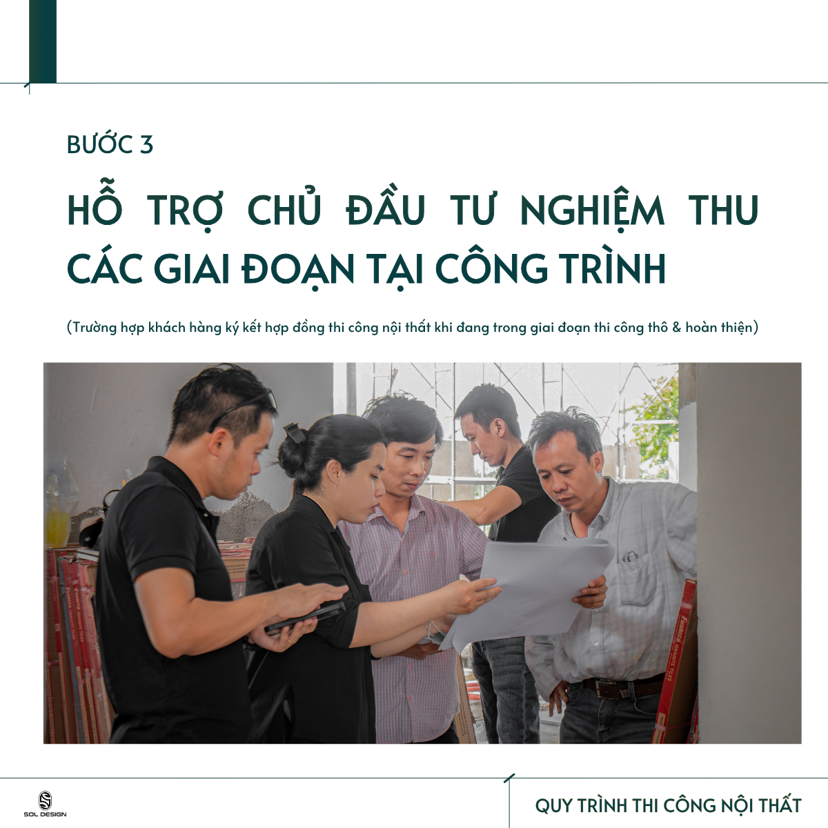 Nghiệm thu công trình nội thất thực tế