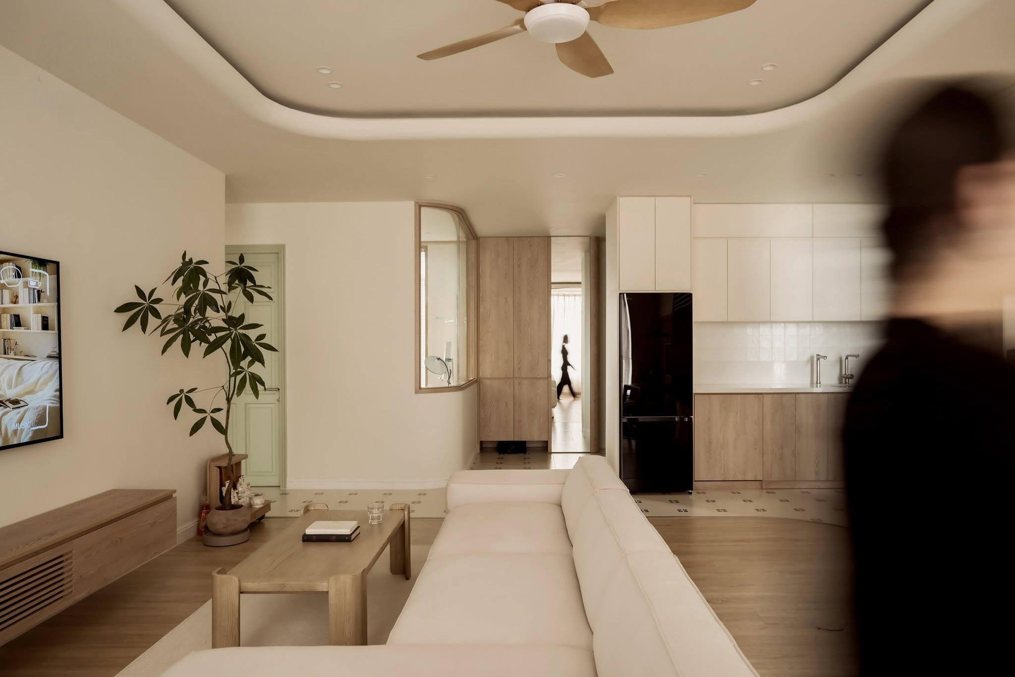Đặc trưng phong cách nội thất Japandi với gỗ tự nhiên, bảng màu trung tính và ánh sáng tự nhiên